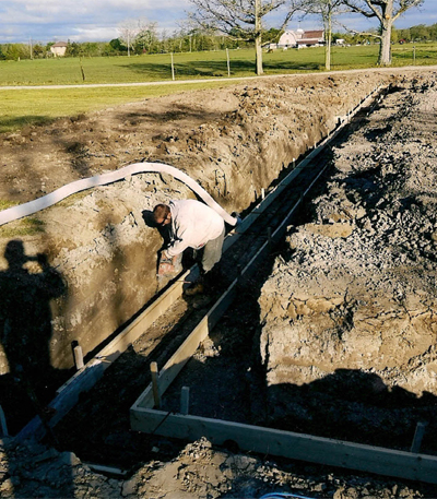 kemper concrete laser screeding floors and walls