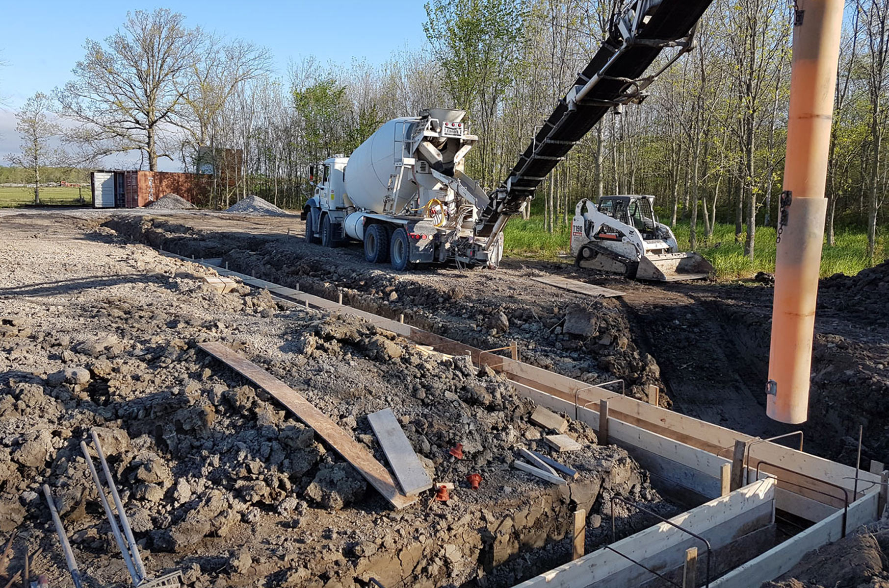 concrete walls foundation