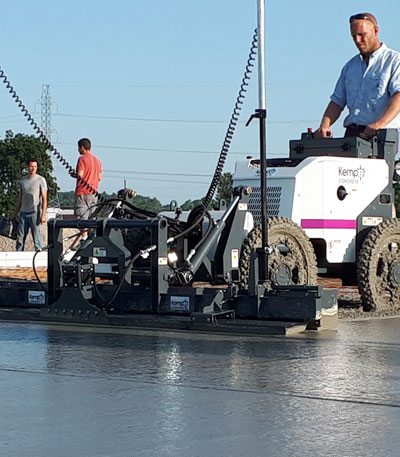 kemper concrete laser screeding floors and walls